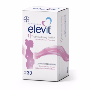 Viên uống vitamin tổng hợp Elevit cho bà bầu và trước khi mang thai của Úc, hộp 100 viên