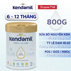 Sữa Kendamil Organic số 2 800g (6 - 12 tháng)