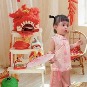 Set trung thu hồng bông hoa