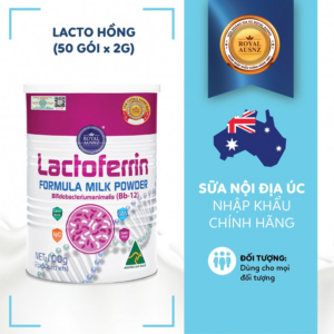 Sữa Hoàng Gia Úc Lactoferrin hộp 50 gói