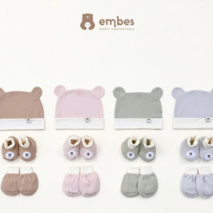 Embes - Set mũ bao chân gấu