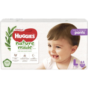 Bỉm - Tã quần Huggies Platinum Nature Made size L 44 miếng