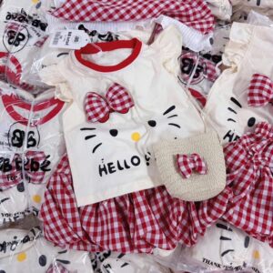 Bộ hello kitty thèm túi và khăn