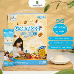 Sữa hạt greenfood gói lẻ