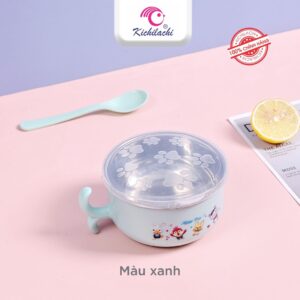 Bát Ăn Dặm M9015 Giữ Nhiệt Kichilachi