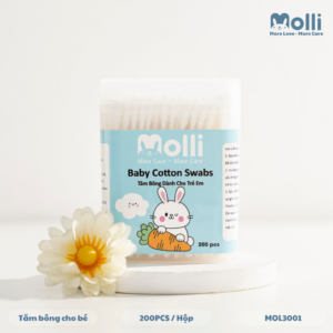 TĂM BÔNG MOLLI 200 cái