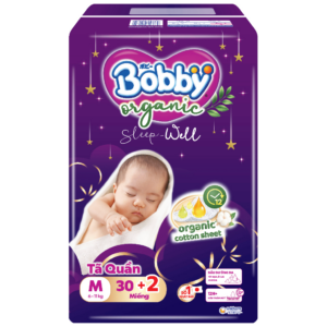 Tã quần Bobby Organic đêm size M