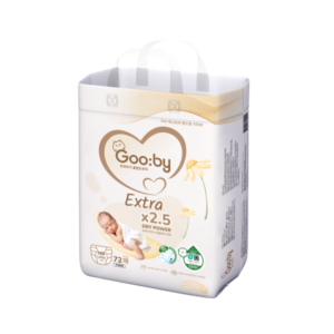 Bỉm dán Gooby NB Little 72 miếng