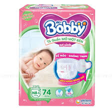Tã quần Bobby mở 1 bên NB