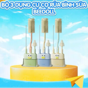 Bộ cọ rửa bình sữa Beedoll