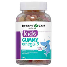 Kẹo dẻo Gummy Omega 3 Úc Healthy Care – 250 viên