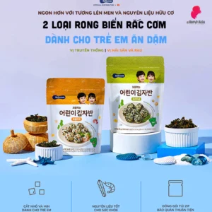 Rong biển rắc cơm nhiều vị cho Bé BeBecook