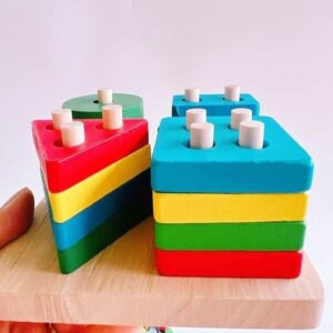 Thả khối gỗ vuông to