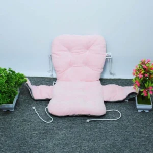 Đệm lót xe đẩy chống trượt cotton thoáng khí màu hồng