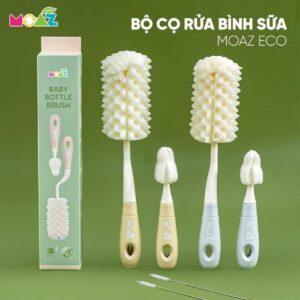 Bộ cọ rửa bình sữa Moaz Eco
