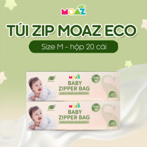 Túi zip đa năng Moaz Eco size M