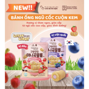 Bánh ngũ cốc cuộn kem Lotty Lorry