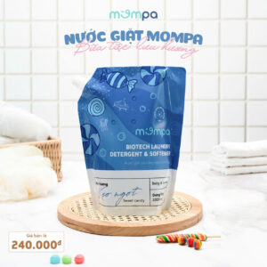 Túi nước giặt Mompa các mùi 2L