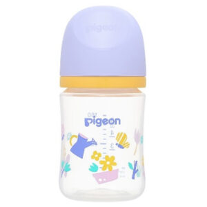 Bình sữa PP Softouc Pigeon 160ml hoạ tiết mùa xuân/ hạ