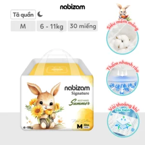 Bỉm Nabizam Summer Signature size M - đêm
