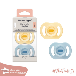 Ti giả Tommee Tippee StayPut silicon siêu nhẹ cho bé 0-6m, 6-18m, 18m+ lẻ 1 cái