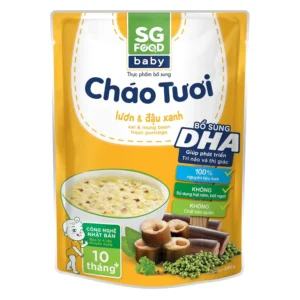 Cháo tươi SG Food cho bé ăn dặm - các vị