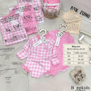 Bộ bơi Bikini Hồng bé gái