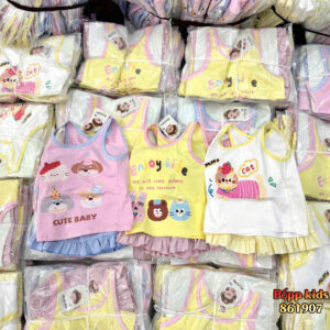 Bộ 2 dây bé gái hồng/trắng/vàng