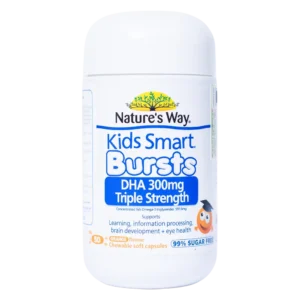 Viên nhai hỗ trợ bổ não Kids Smart Bursts DHA 300mg Nature's Way