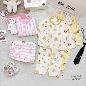 Bộ Pyjama Ask Zuno vàng/hồng