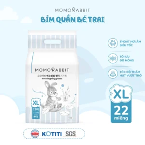 Bỉm quần bé trai Momo Rabbit XL