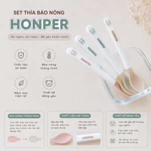 Set thìa báo nóng Honper HP205